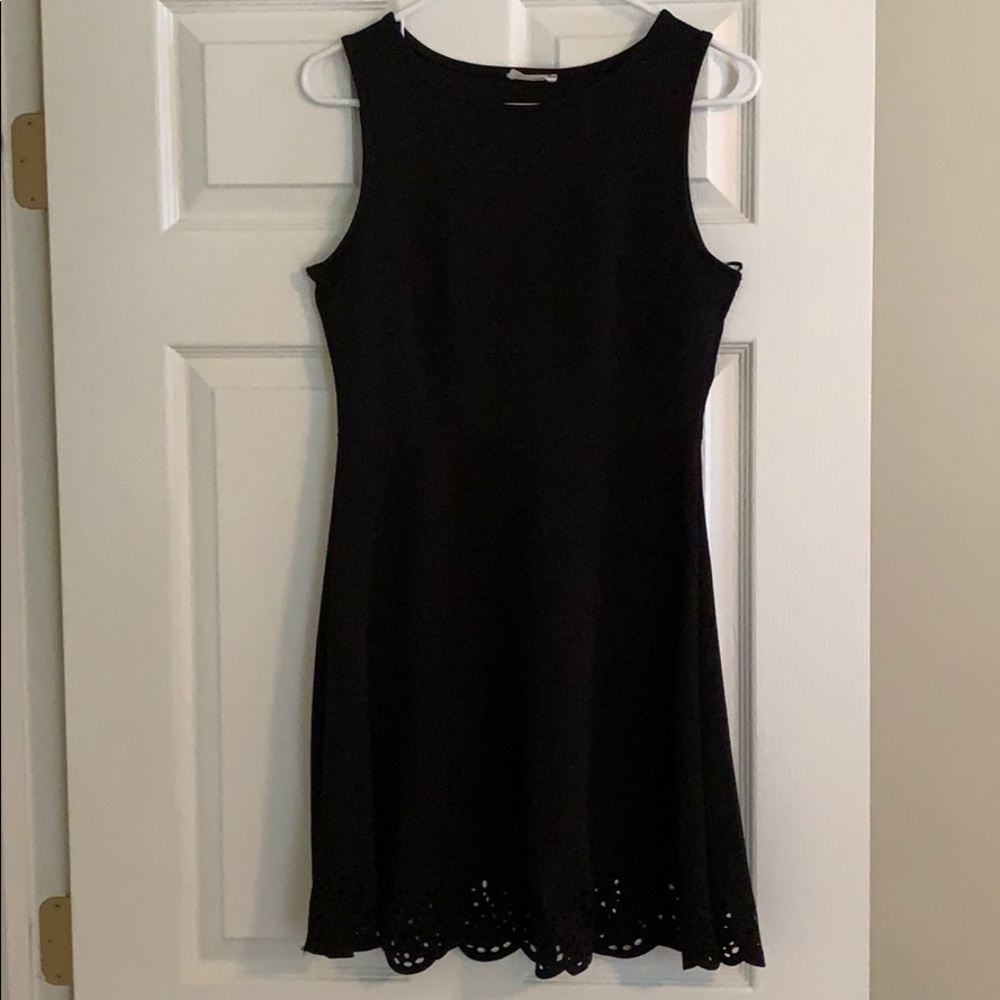 Peach Royal mini flare dress